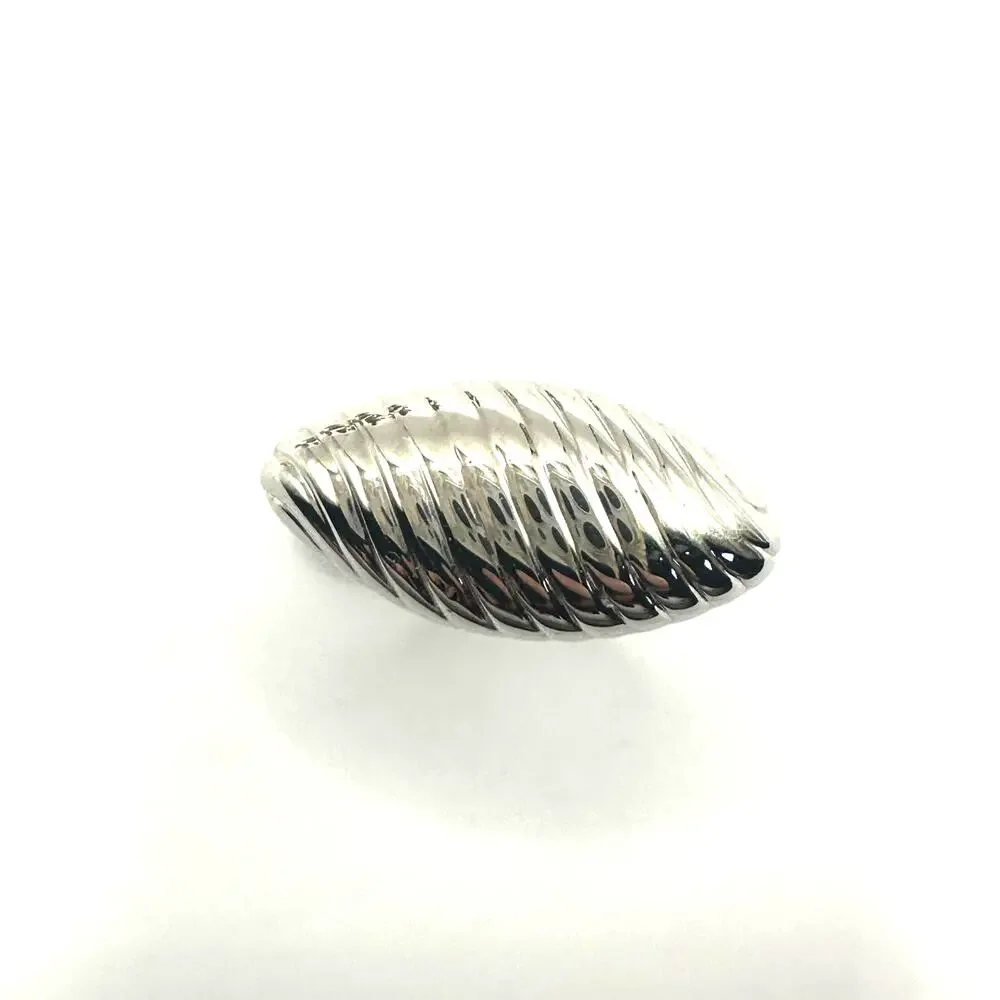 Cuff Links Silver tone Set of 2 Mens Tie Button Shirt Accessory Suit Unbranded